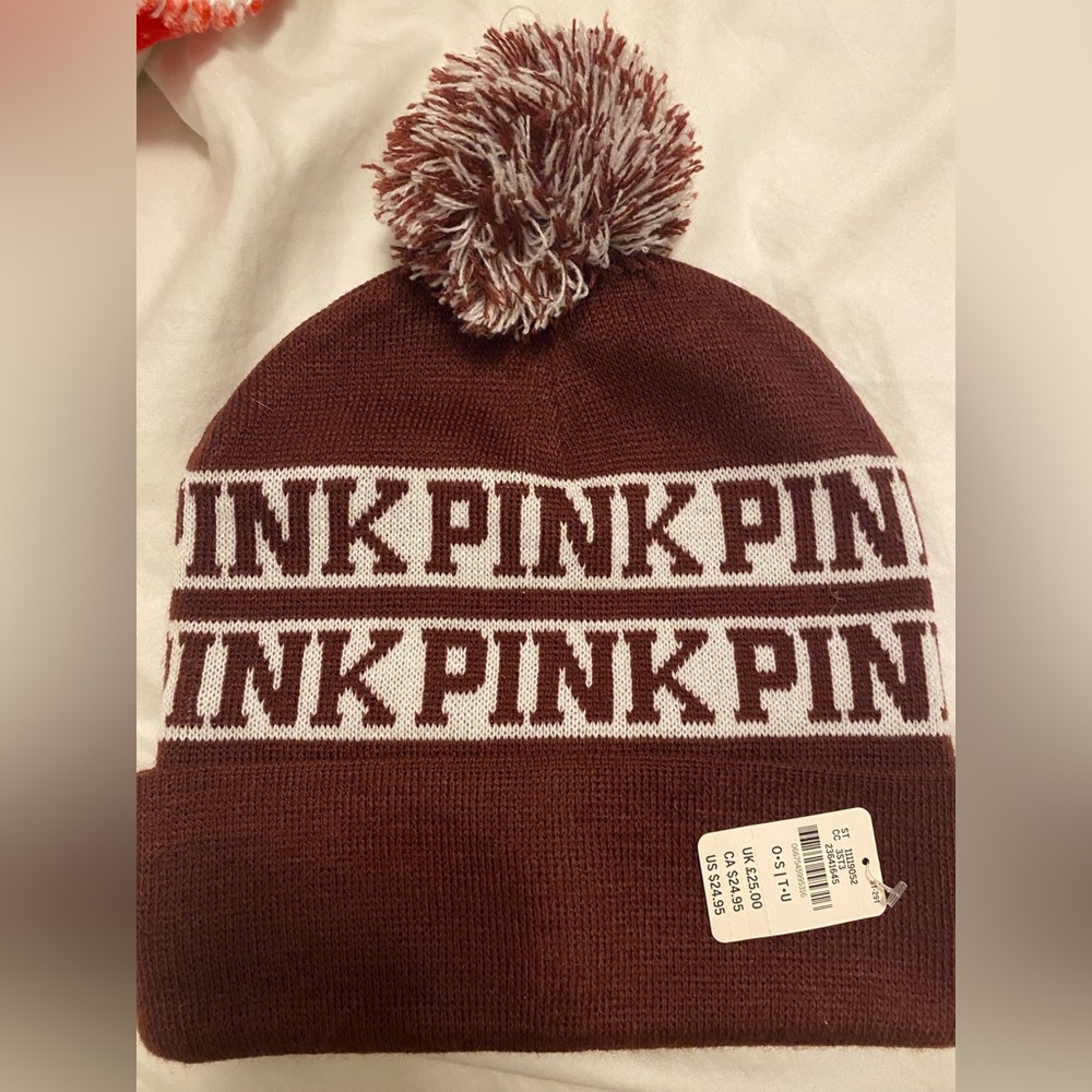VS PINK beanie